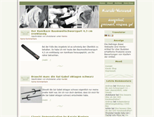 Tablet Screenshot of karate-versand.de